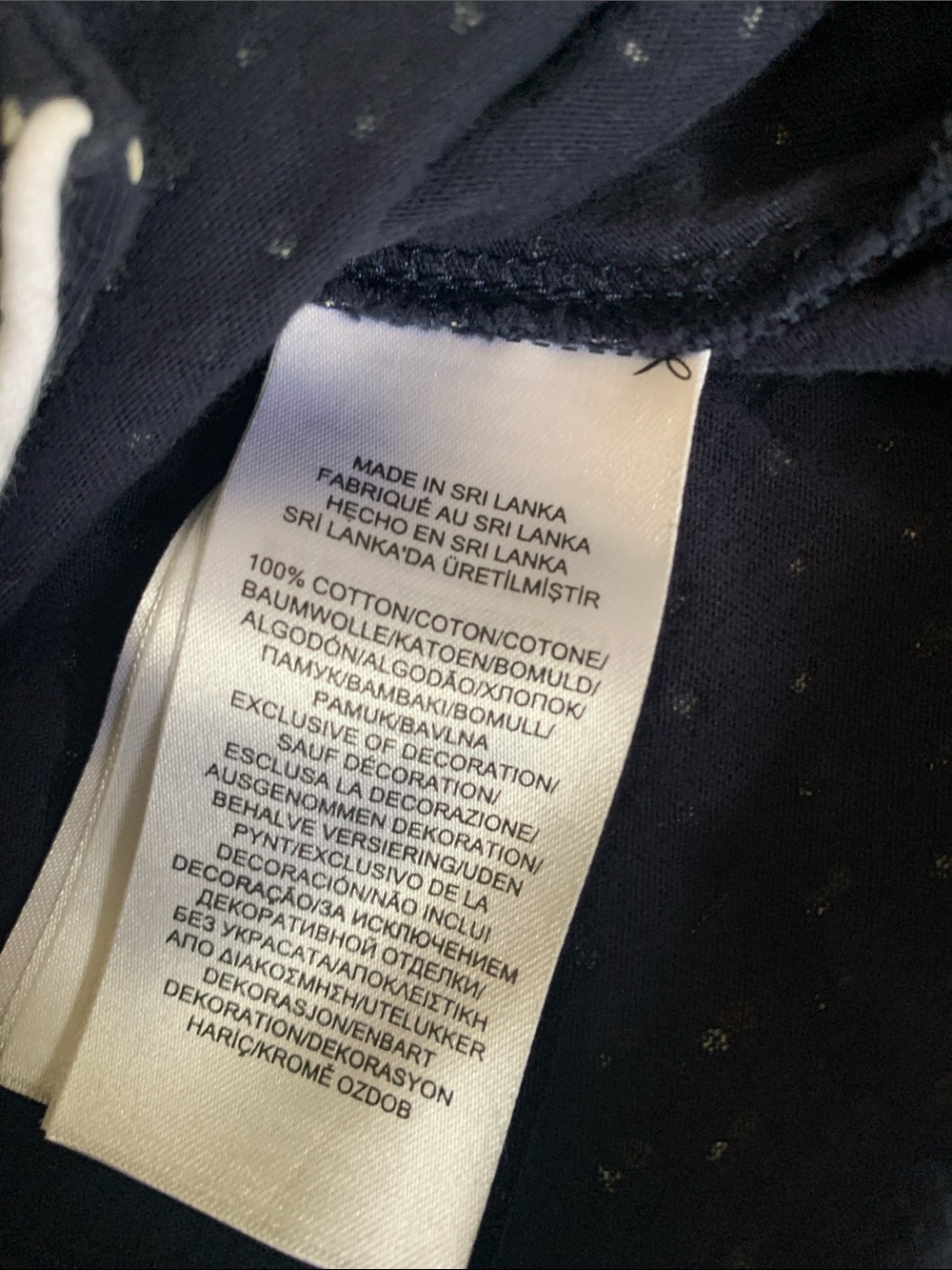 Ralph Lauren Navy Polka Dot Pajama Set - Picture 6 of 7